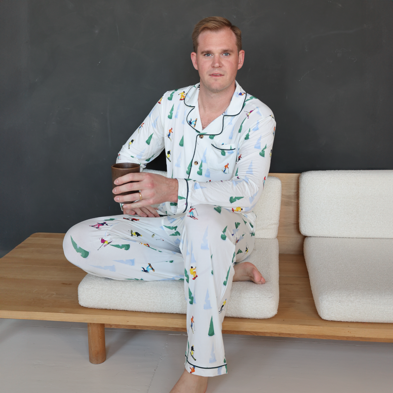 Mens Buddies Pijamas Ugly Christmas Pajamas Lounge Set Buddy Elf