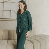 Set pigiama donna verde Heritage