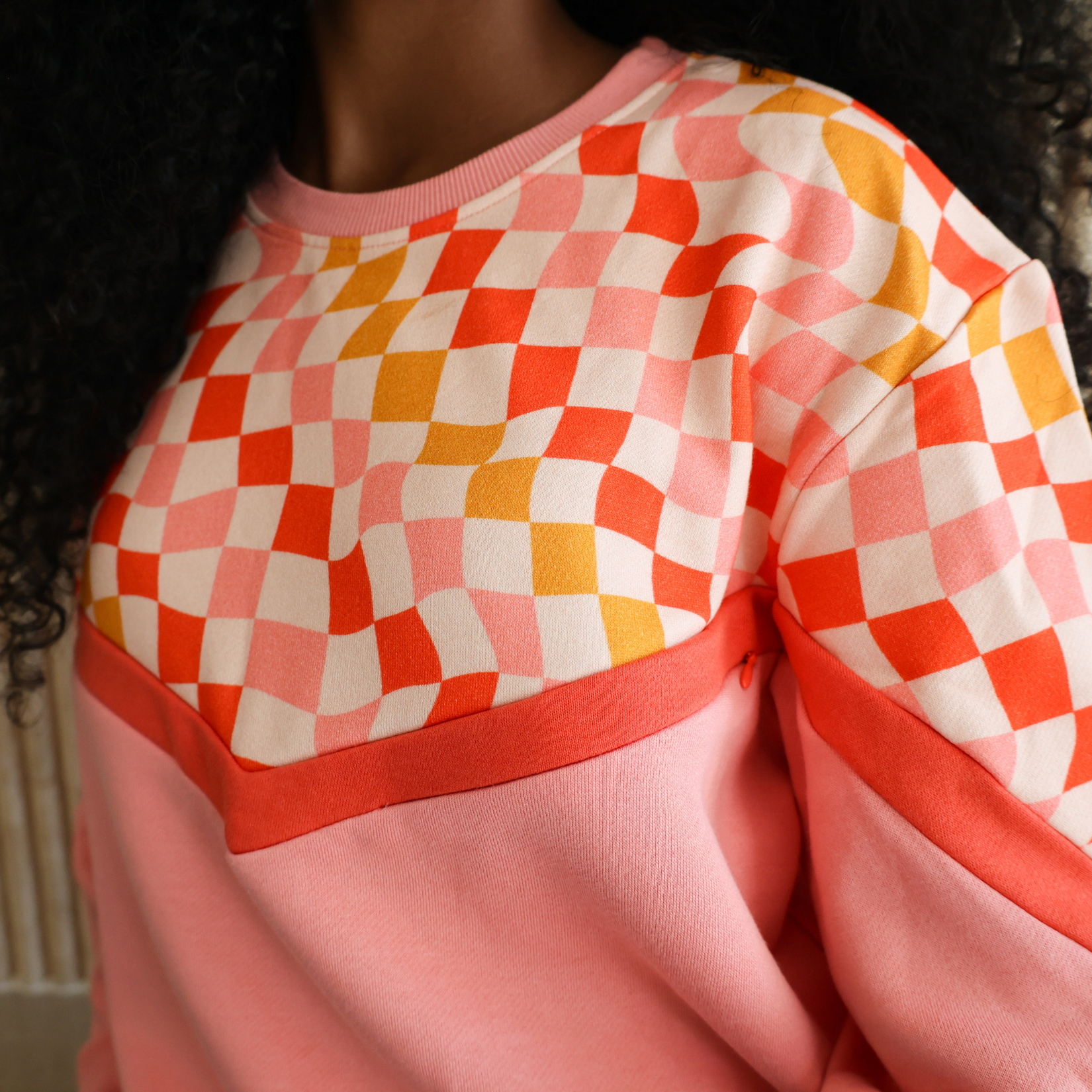 Breastfeeding Sweatshirt - Retro Sunset