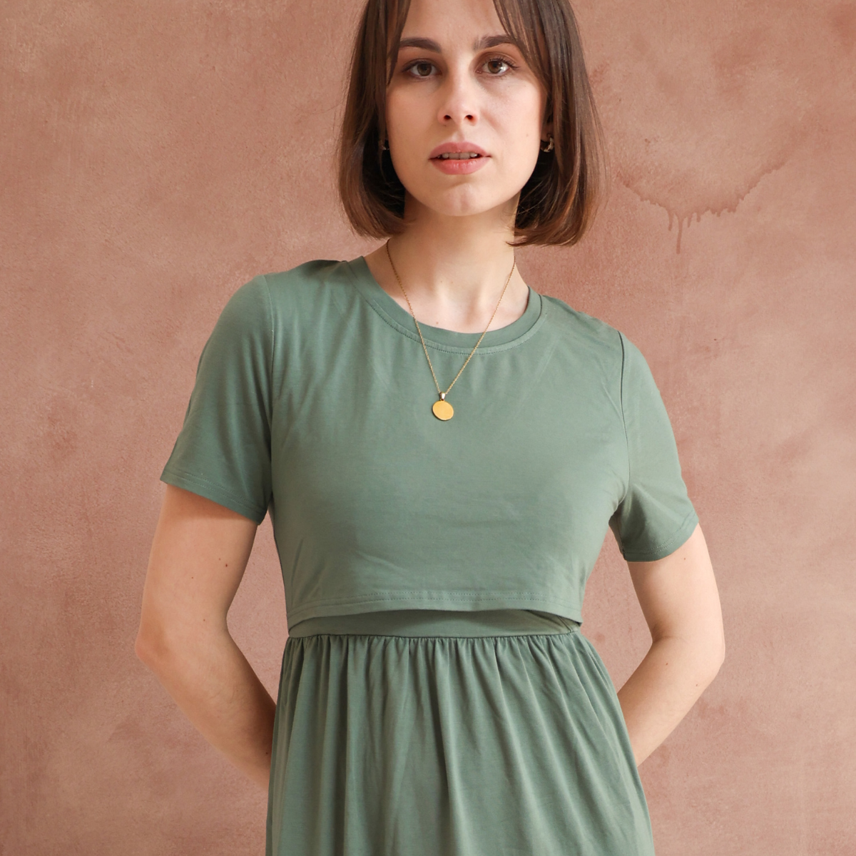 Santorini Borstvoeding T-shirt Jurk
