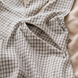 Robe d'allaitement sans manches Windowpane