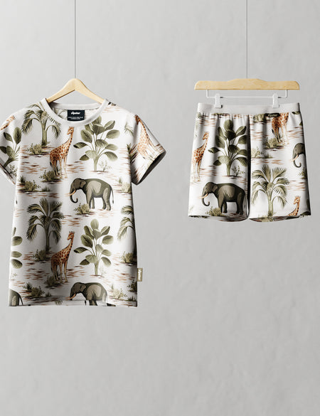 Children's Shortie PJ Set Jungle