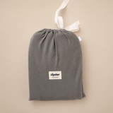 Enveloppe en bambou pour bébé - Solid Gris galet