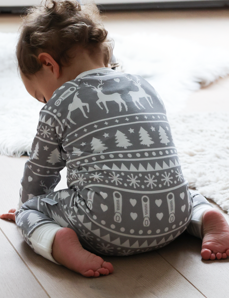 ZIPSTER™ Grey Fair Isle