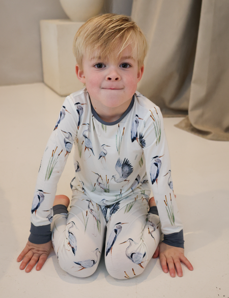 Children's PJ Set Heron
