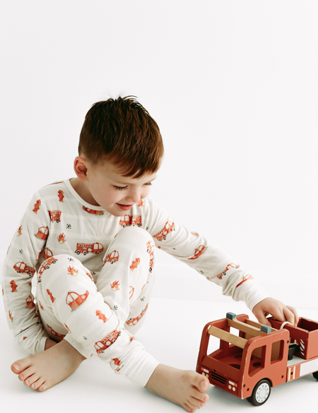 Children's PJ Set Firetruck