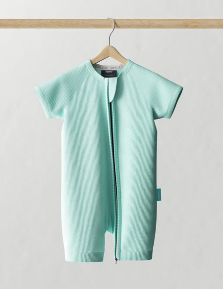 ZIPSTER™ Shortie Ribbed Aqua