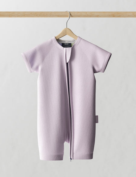 ZIPSTER™ Shortie Ribbed Lilac