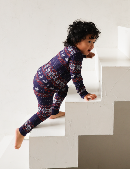Children's PJ Set Argyle