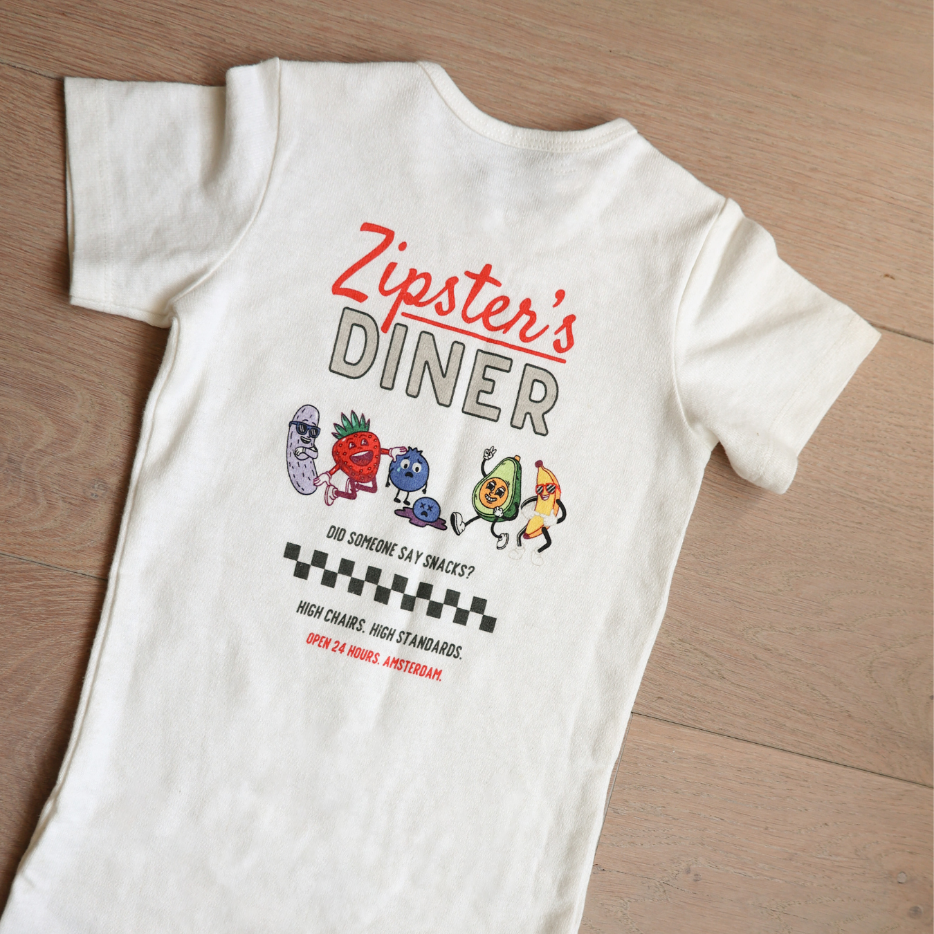 Hemp Baby Short Sleeve Romper - Zipster's Diner