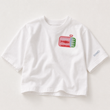 Maglietta da bambino oversize White Sardines