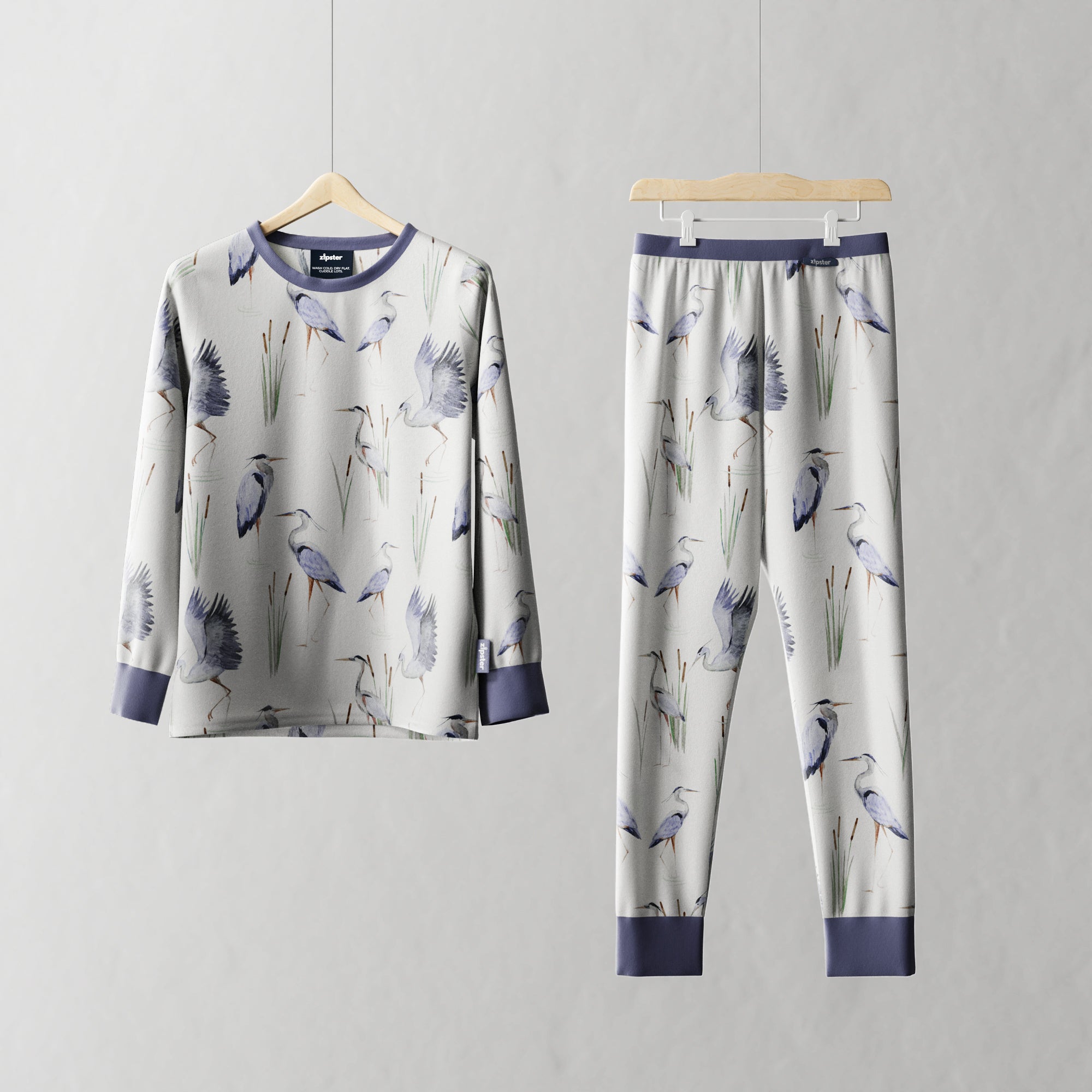 Children's PJ Set Heron
