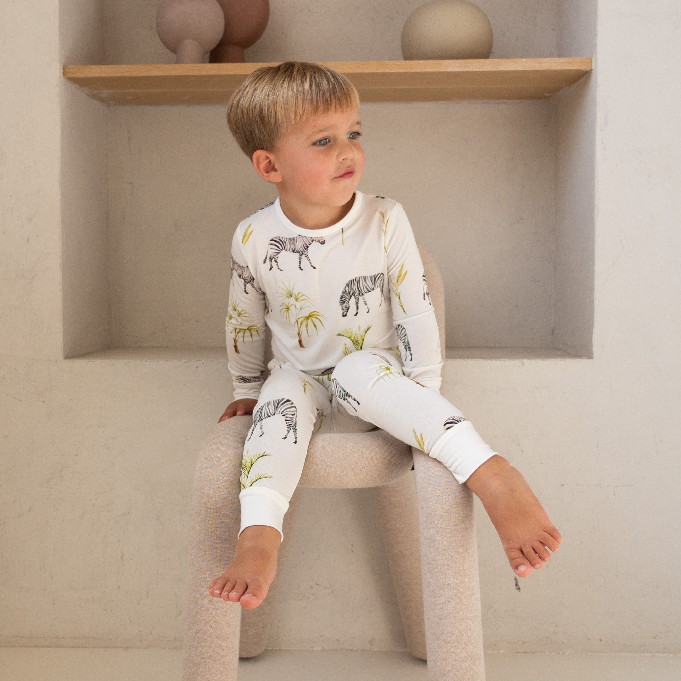 Pijama infantil Grazing Zebra