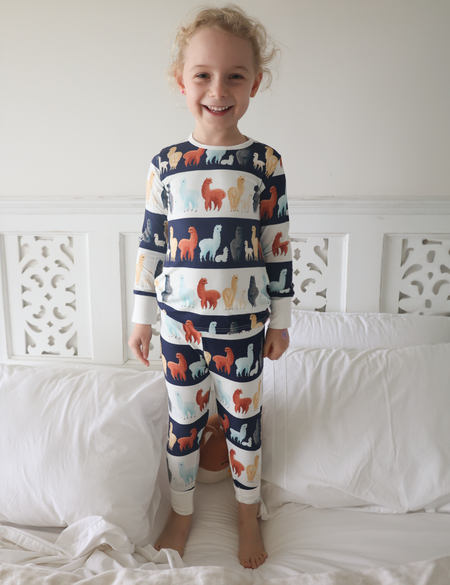 Children's PJ Set Llama