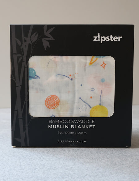 Galaxy Large Muslin Blanket