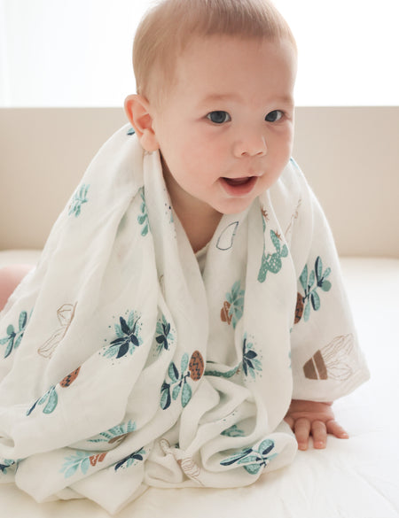 Plants Large Muslin Blanket