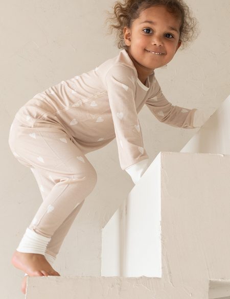 Children's PJ Set Lovehearts