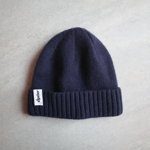 Bamboo Knit Beanie - Navy Blue