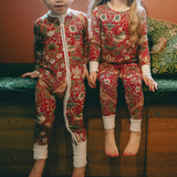 William Morris Zipster Strawberry Thief Red