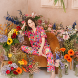 Conjunto de pijama para mujer «Frida Fiesta de Colores»