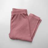 Ribbed Leggings in bambù Rose