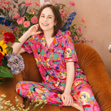 Conjunto de pijama para mujer «Frida Fiesta de Colores»