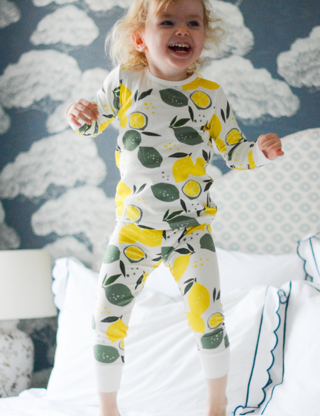 Children's PJ Set Lemons