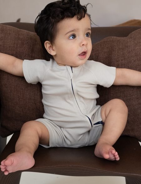 ZIPSTER™ Shortie Ribbed Stone