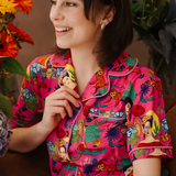 Conjunto de pijama para mujer «Frida Fiesta de Colores»