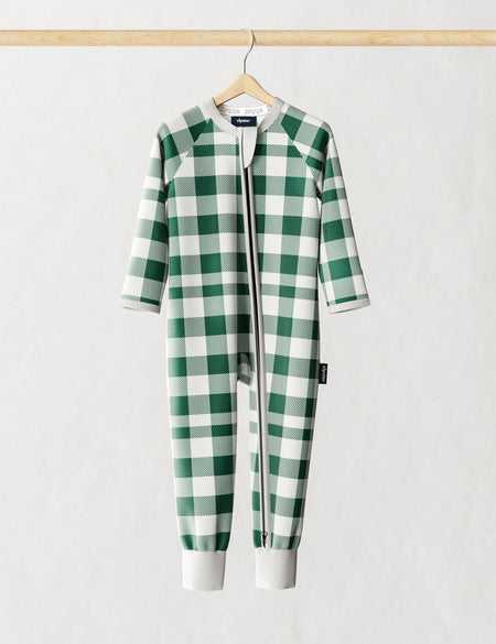 ZIPSTER™ Green Gingham