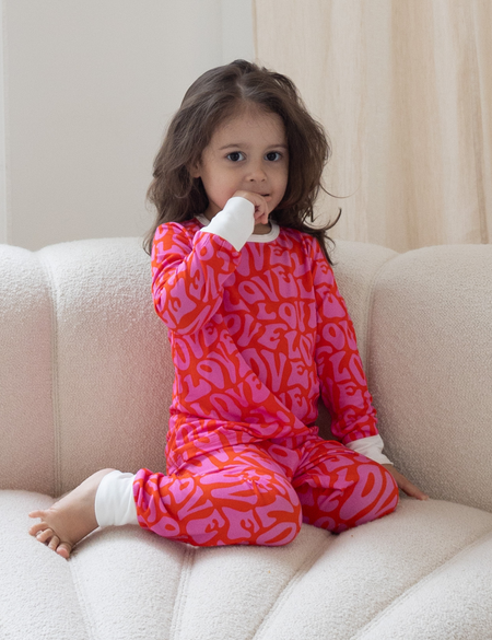 Children's PJ Set Groovy Love