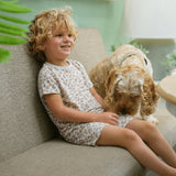 Children's Shortie Set PJ con stampa leopardo