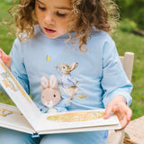 Bambus-Lounge-Set Peter Rabbit Blau