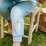 Bambus-Lounge-Set Peter Rabbit Blau