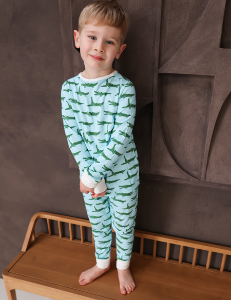 Children's PJ Set Croc