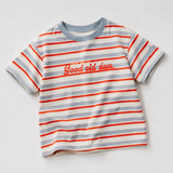 T-shirt oversize pour enfants rayé Good Old Days