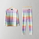 Children's PJ Set Rainbow