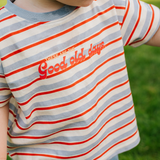 T-shirt oversize pour enfants rayé Good Old Days