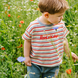T-shirt oversize pour enfants rayé Good Old Days