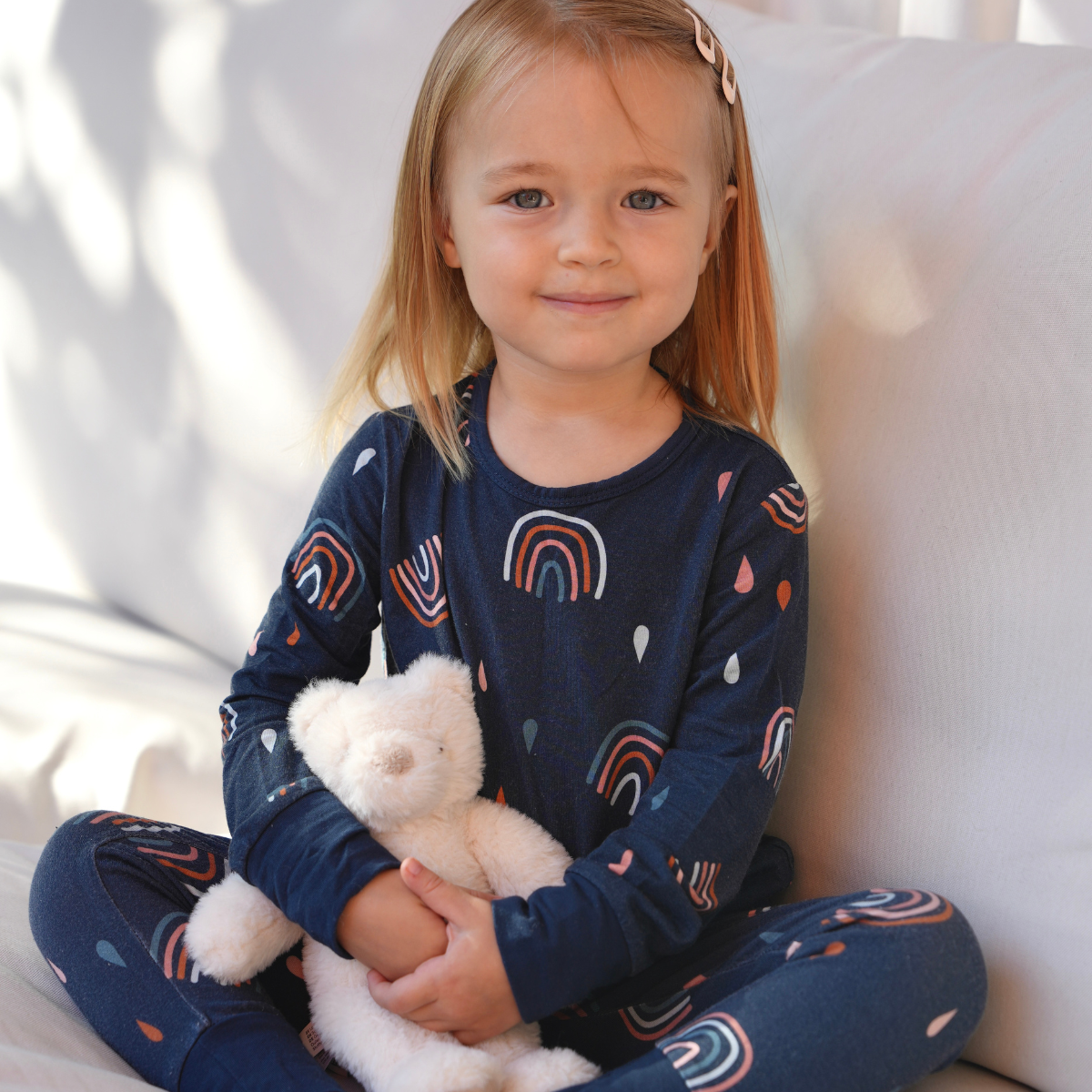 Conjunto de pijama para niños Navy Rainbow