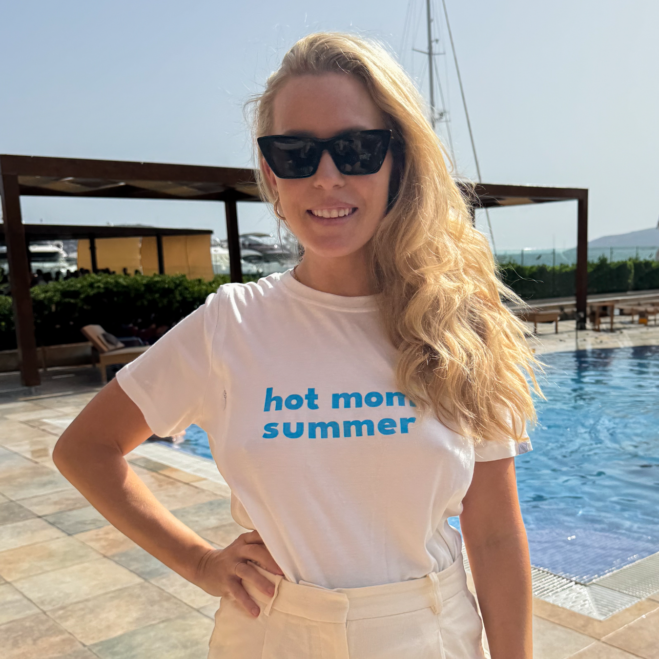 Maglietta per l'allattamento al seno - Hot Mom Summer