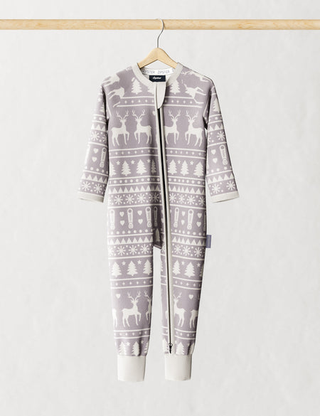 ZIPSTER™ Grey Fair Isle