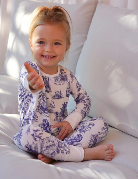 Children's PJ Set Toile de Jouy