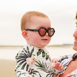 Occhiali da sole in bambù Cuore