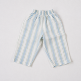 Pantalon d'aventure à rayures bleu