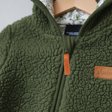 Zipster Costume Teddy Vert Foncé