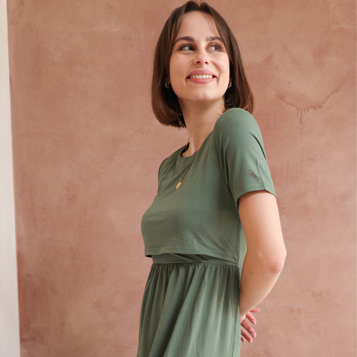 Santorini Borstvoeding T-shirt Jurk