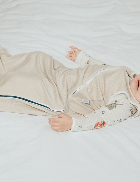 Bamboo Sleeping Bag 0.5 TOG - Oat