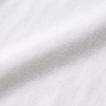 Close-up of the soft bamboo fabric of the Miffy white breastfeeding T-shirt