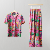 Conjunto de pijama para mujer «Frida Fiesta de Colores»
